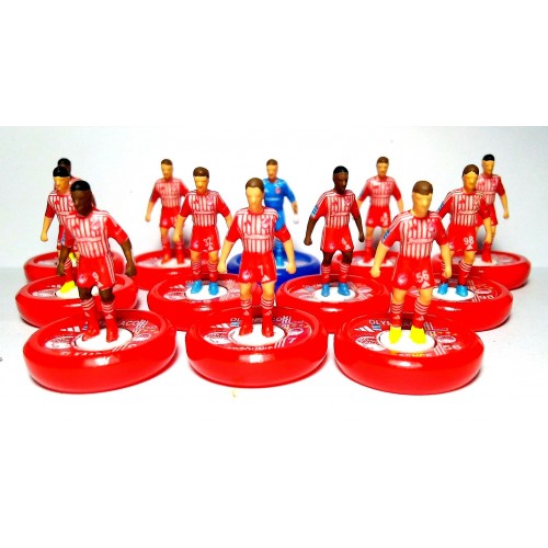Subbuteo Andrew Table Soccer Olympiacos 2023-24 on WSB Professional bases